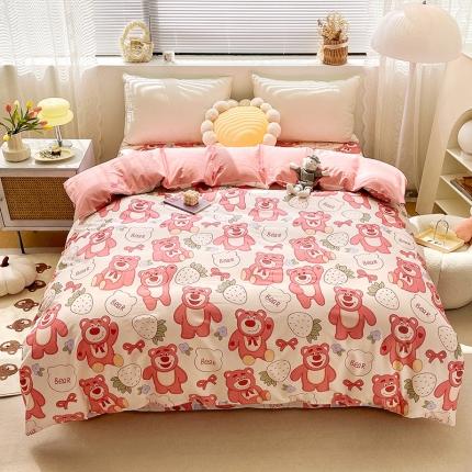 91家纺网 家纺一手货源 找家纺 （总）绵庭 2023新款 全棉印花被套