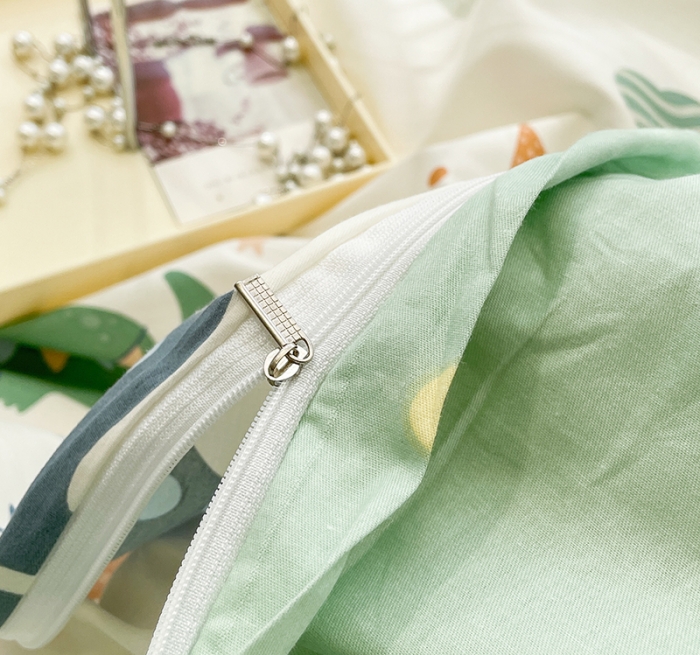 91家纺网 家纺一手货源 找家纺 绵庭 2023新款 全棉印花被套 恐龙世界