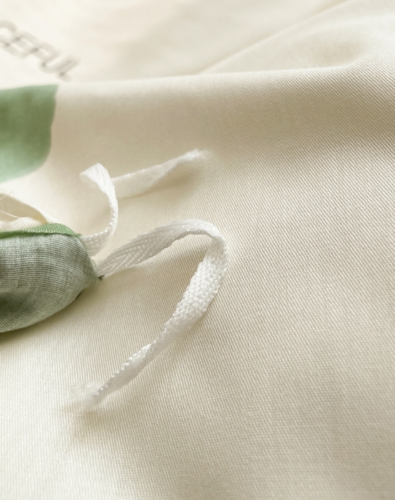 91家纺网 家纺一手货源 找家纺 绵庭 2023新款 全棉印花被套 绿蔓