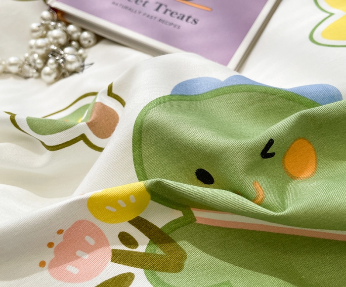 91家纺网 家纺一手货源 找家纺 绵庭 2023新款 全棉印花被套 魔法龙