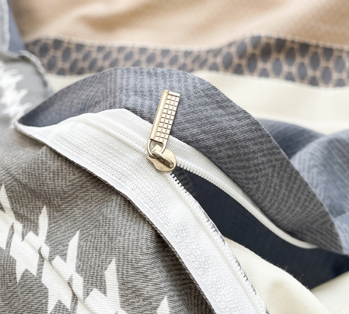 91家纺网 家纺一手货源 找家纺 绵庭 2023新款 全棉印花被套 莫兰迪-兰