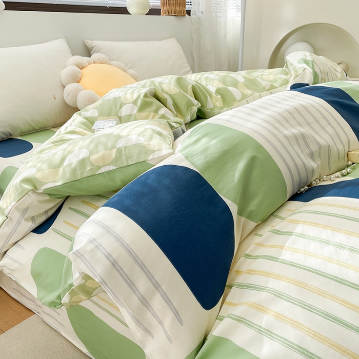 91家纺网 家纺一手货源 找家纺 绵庭 2023新款 全棉印花被套 自由空间