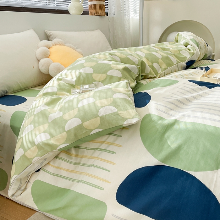 91家纺网 家纺一手货源 找家纺 绵庭 2023新款 全棉印花被套 自由空间