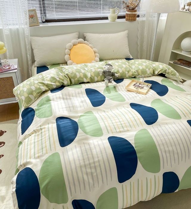 91家纺网 家纺一手货源 找家纺 绵庭 2023新款 全棉印花被套 自由空间