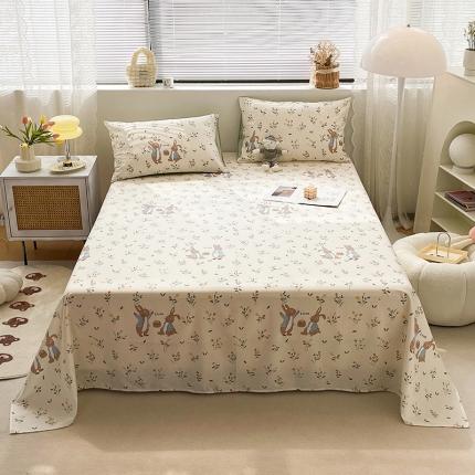 91家纺网 家纺一手货源 找家纺 （总）绵庭 2023新款 全棉印花床单