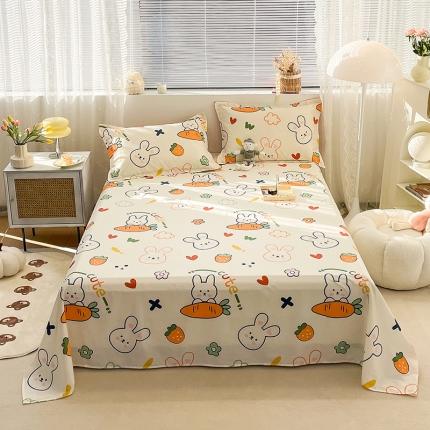 91家纺网 家纺一手货源 找家纺 （总）绵庭 2023新款 全棉印花床单