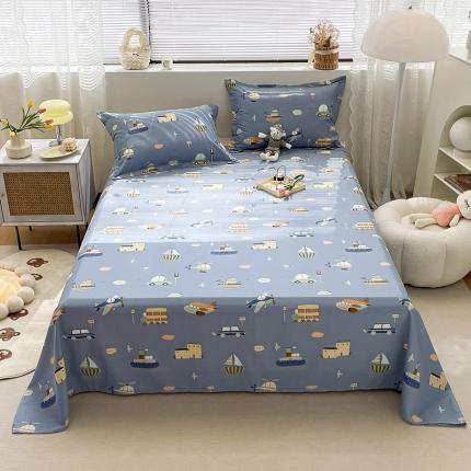 91家纺网 家纺一手货源 找家纺 （总）绵庭 2023新款 全棉印花床单