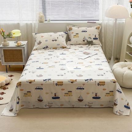 91家纺网 家纺一手货源 找家纺 （总）绵庭 2023新款 全棉印花床单