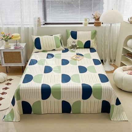 91家纺网 家纺一手货源 找家纺 绵庭 2023新款 全棉印花床单 自由空间