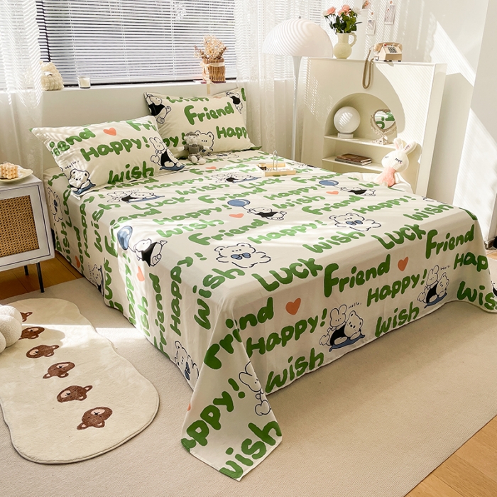 91家纺网 家纺一手货源 找家纺 （总）绵庭 2023新款 全棉印花床单