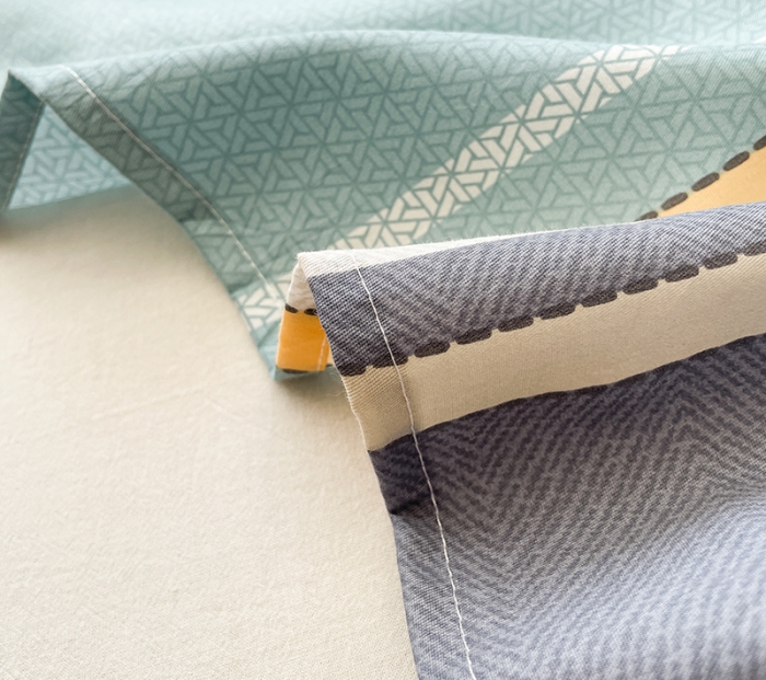 91家纺网 家纺一手货源 找家纺 绵庭 2023新款 全棉印花床单 莫兰迪-兰