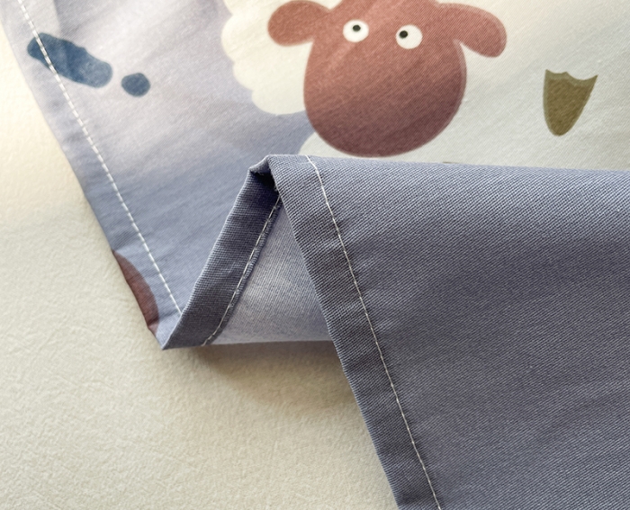 91家纺网 家纺一手货源 找家纺 绵庭 2023新款 全棉印花床单 数绵羊