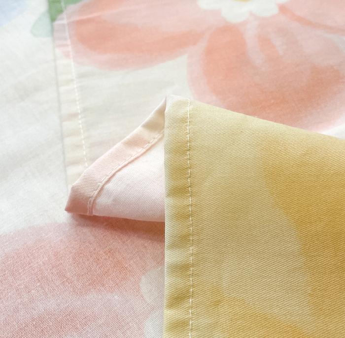 91家纺网 家纺一手货源 找家纺 绵庭 2023新款 全棉印花床单 花蜜悠然