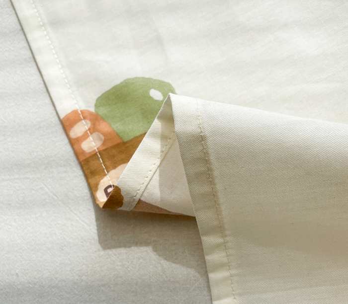 91家纺网 家纺一手货源 找家纺 绵庭 2023新款 全棉印花床单 熊宝宝