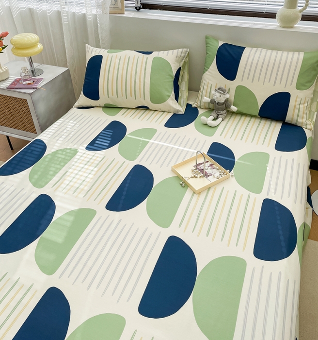 91家纺网 家纺一手货源 找家纺 绵庭 2023新款 全棉印花床单 自由空间