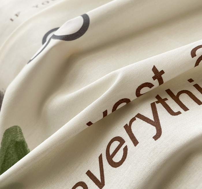 91家纺网 家纺一手货源 找家纺 绵庭 2023新款 全棉印花床单 绿蔓