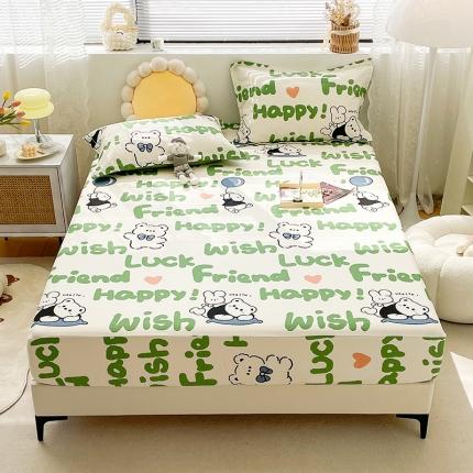 91家纺网 家纺一手货源 找家纺 （总）绵庭 2023新款 全棉印花床笠