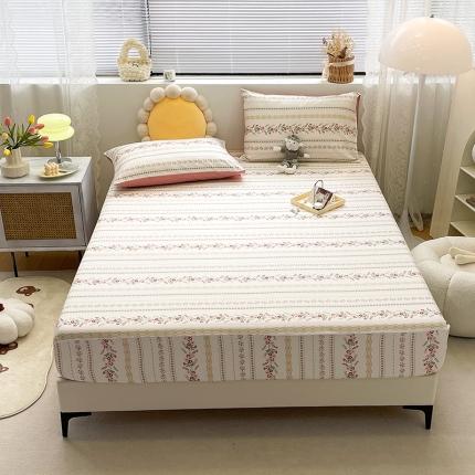 91家纺网 家纺一手货源 找家纺 （总）绵庭 2023新款 全棉印花床笠