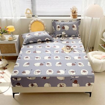 91家纺网 家纺一手货源 找家纺 （总）绵庭 2023新款 全棉印花床笠