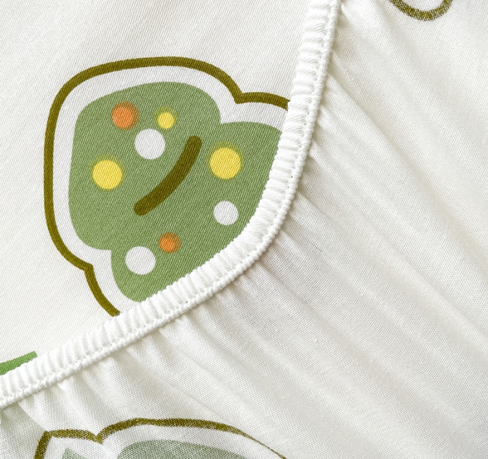 91家纺网 家纺一手货源 找家纺 绵庭 2023新款 全棉印花床笠 魔法龙