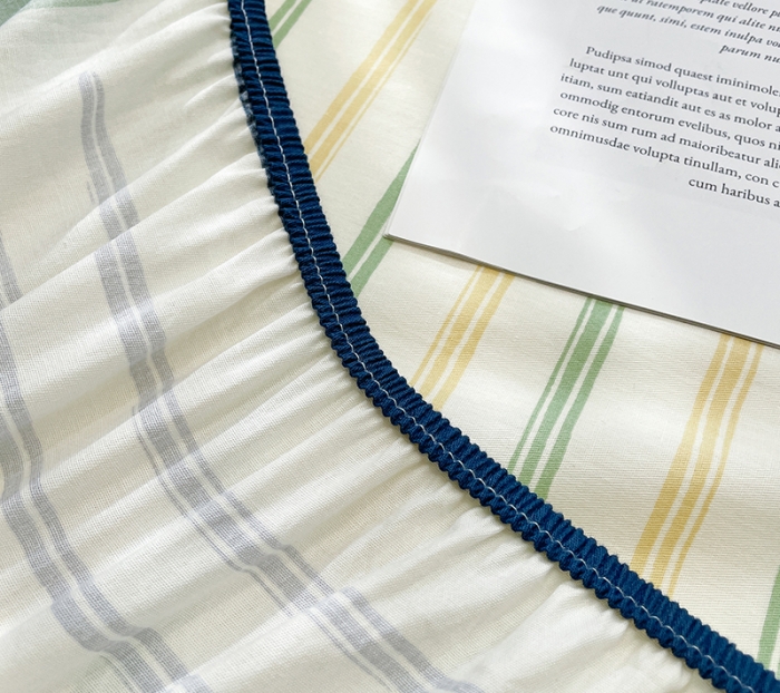 91家纺网 家纺一手货源 找家纺 绵庭 2023新款 全棉印花床笠 自由空间