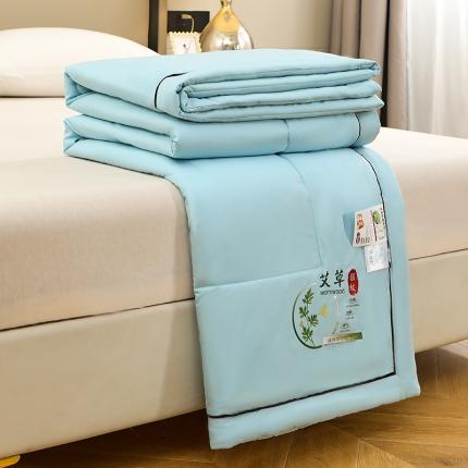 91家纺网 家纺一手货源 找家纺 （总）好欣怡 2024新款水洗天丝凉感艾草驱蚊夏被工艺款直播