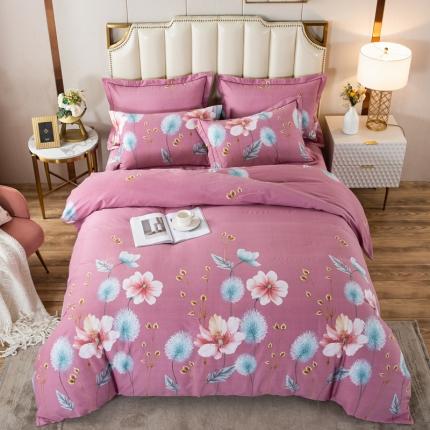 （总2）金纱玉纺 2022新款全棉磨毛四件套