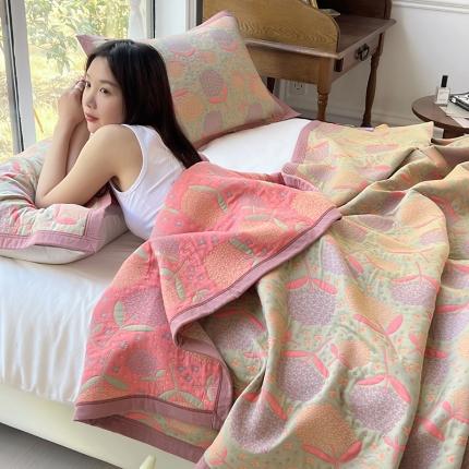 91家纺网 家纺一手货源 找家纺 （总）棠薇 2025新款60S纯棉细纱毛巾被盖毯夏凉被空调被夏被（常年备货 ）