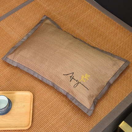 91家纺网 家纺一手货源 找家纺 2024新款春夏四季通用古藤枕茶香枕麻将枕枕头枕芯