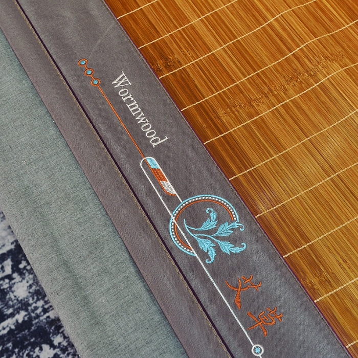 91家纺网 家纺一手货源 找家纺 2024新款双面席-磨光碳化竹席凉席空调席学生宿舍席子