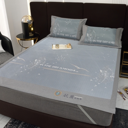 91家纺网 家纺一手货源 找家纺 冰丝席夏季凉席空调席居家席子羽意