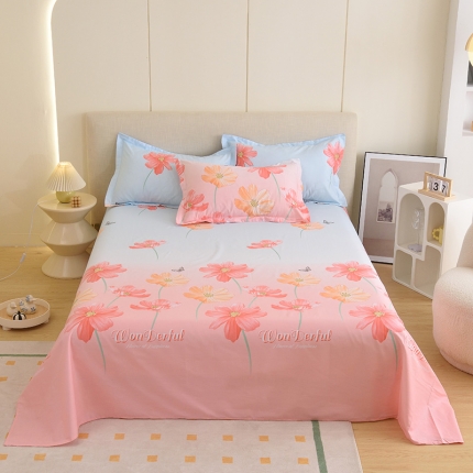 91家纺网 家纺一手货源 找家纺 （总）启优 12868 全棉单床单纯棉床单