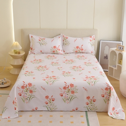 91家纺网 家纺一手货源 找家纺 （总）启优 12868 全棉单床单纯棉床单