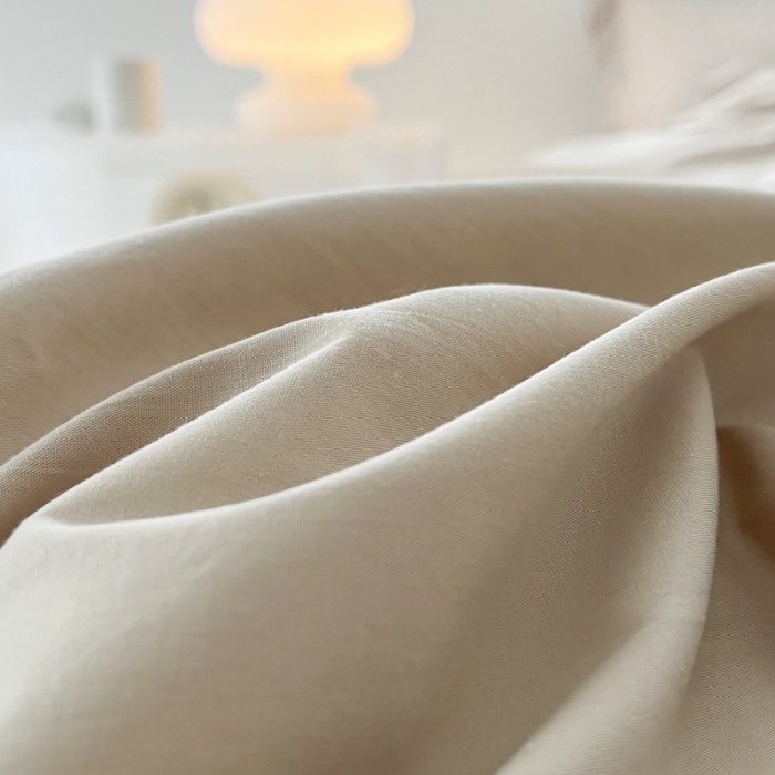 91家纺网 家纺一手货源 找家纺 （总）蜜柚 2024新款A类全棉40支纯色纽扣款水洗棉四件套