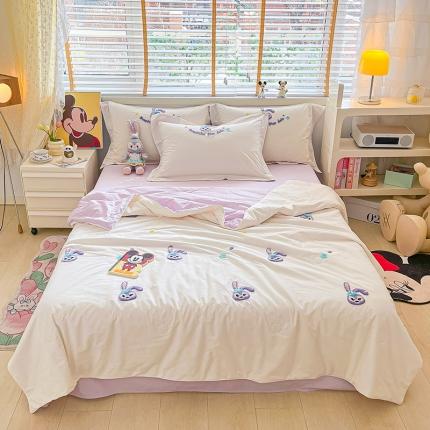 丽美人 2023新款大版迪士尼卡通夏被四件套 星黛露