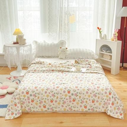 91家纺网 家纺一手货源 找家纺 (总)心梦泽 2025新款全棉双层纱大豆纤维夏凉被