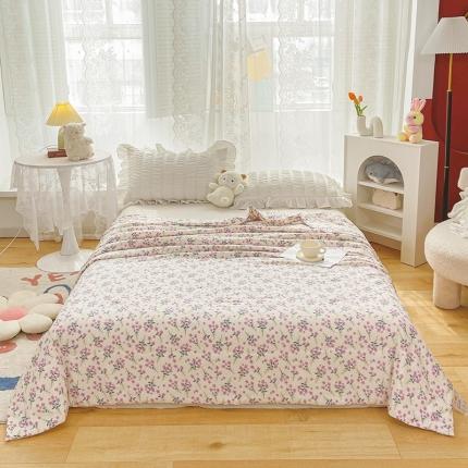 91家纺网 家纺一手货源 找家纺 (总)心梦泽 2025新款全棉双层纱大豆纤维夏凉被