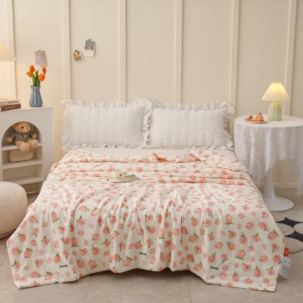 91家纺网 家纺一手货源 找家纺 (总)心梦泽 2025新款全棉双层纱大豆纤维夏凉被