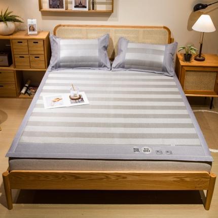 91家纺网 家纺一手货源 找家纺 全季 2023新款A类良品系列冰藤席 良品-灰紫（床席款）