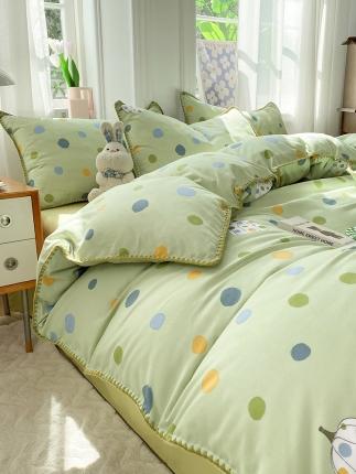 91家纺网 家纺一手货源 找家纺 （总）妖妖家纺 2023天丝凉感贝克边四件套