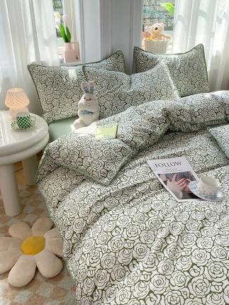 91家纺网 家纺一手货源 找家纺 （总）妖妖家纺 2023天丝凉感贝克边四件套