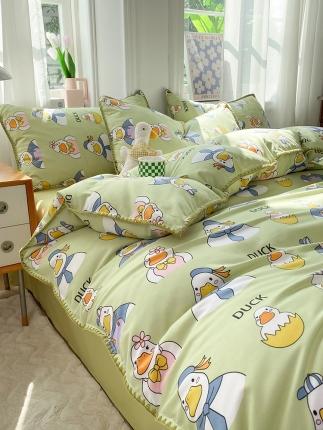 91家纺网 家纺一手货源 找家纺 （总）妖妖家纺 2023天丝凉感贝克边四件套