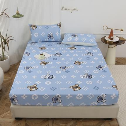 91家纺网 家纺一手货源 找家纺 （总）纽缦 2023新款冰丝凉席三件套床笠款