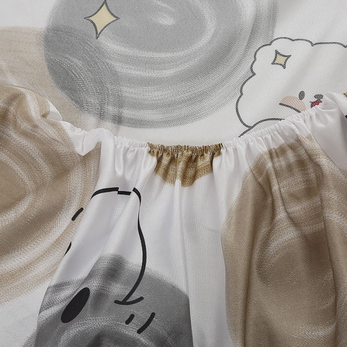 91家纺网 家纺一手货源 找家纺 纽缦 2023新款冰丝凉席三件套床笠款 活力青春-暗