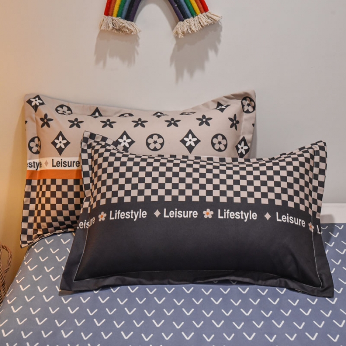 91家纺网 家纺一手货源 找家纺 好亿来 2025新款植物羊绒加厚斜纹磨毛四件套皇家绅士-咖