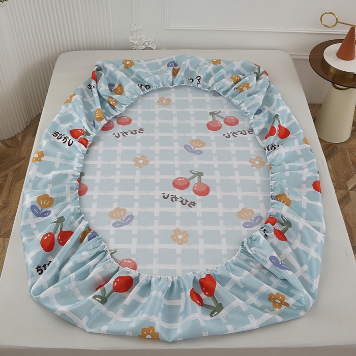 91家纺网 家纺一手货源 找家纺 纽缦 2023新款冰丝凉席三件套床笠款 雨果清香-青