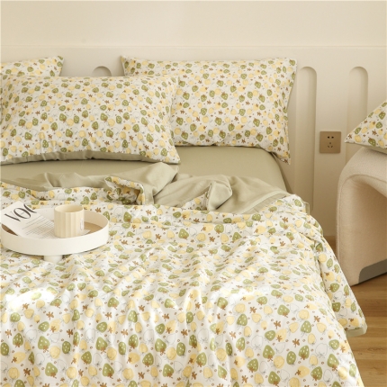 91家纺网 家纺一手货源 找家纺 （总）蓝庭 2023新款魔法夏被四件套夏凉被春秋被