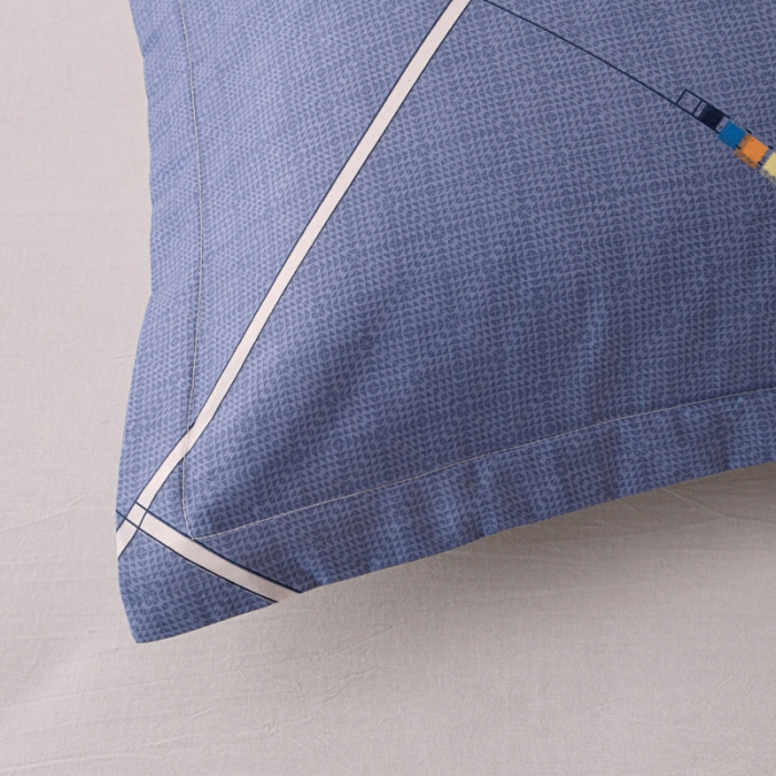 91家纺网 家纺一手货源 找家纺 茗婷 2025纯棉单人双人枕套枕芯 小时光