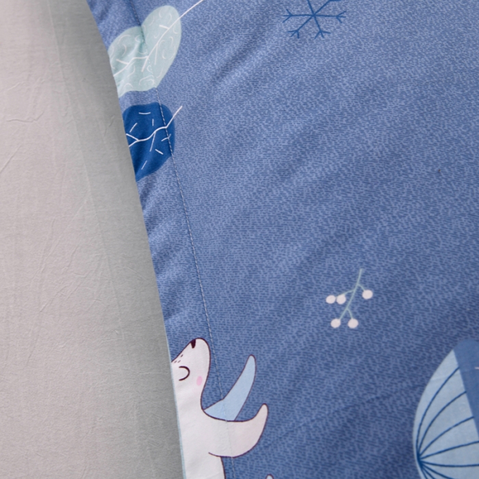 91家纺网 家纺一手货源 找家纺 茗婷 2025纯棉单人双人枕套枕芯 夜晚的森林