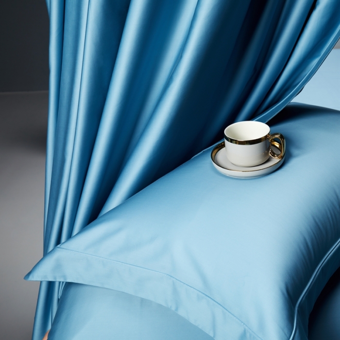 91家纺网 家纺一手货源 找家纺 缔缦 2023新款定织新布种 玛奇朵 靛青蓝